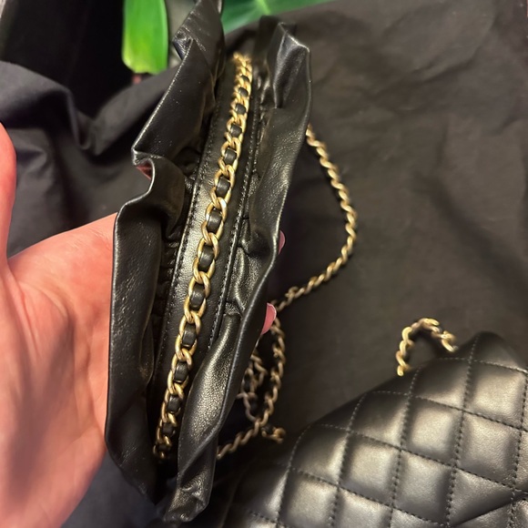 Chanel black lambskin romance mini with brushed gold hardware - Picture 12 of 16